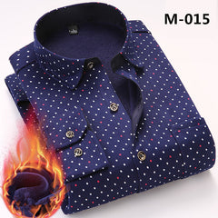 New Fashion Men's Winter Long Sleeve  Shirt - Cick2Shop