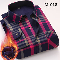 New Fashion Men's Winter Long Sleeve  Shirt - Cick2Shop