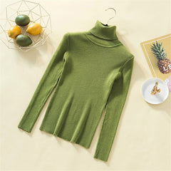 Knit Sweater Women Turtleneck Casual Pure Cashmere Pullover - Cick2Shop