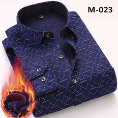 New Fashion Men's Winter Long Sleeve  Shirt - Cick2Shop