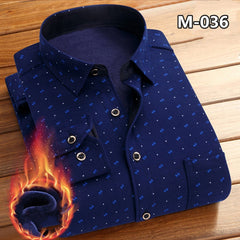 New Fashion Men's Winter Long Sleeve  Shirt - Cick2Shop