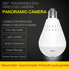 LED Light Camera 960P Wireless Panoramic Light Bulb Camera - Cick2Shop