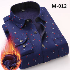 New Fashion Men's Winter Long Sleeve  Shirt - Cick2Shop