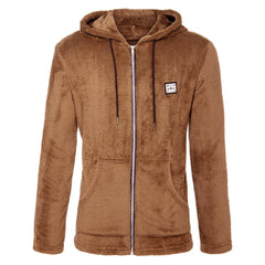 Mens Fashion Casual Thickening Fleece Jacket Teddy Coat - Cick2Shop