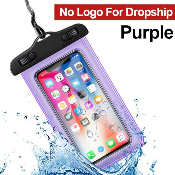 GETIHU Universal Waterproof Case For iPhone X XS MAX 8 7 6 s 5 Plus Cover Pouch Bag Cases For Phone Coque Water proof Phone Case - Cick2Shop