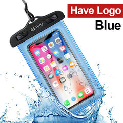 GETIHU Universal Waterproof Case For iPhone X XS MAX 8 7 6 s 5 Plus Cover Pouch Bag Cases For Phone Coque Water proof Phone Case - Cick2Shop