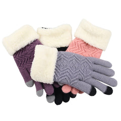 New Winter Touch Screen Women Knitted Gloves - Cick2Shop