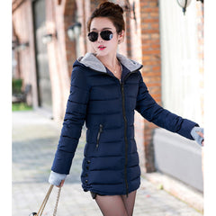 2019 women winter hooded warm coat - Cick2Shop - Cick2Shop