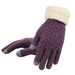 New Winter Touch Screen Women Knitted Gloves - Cick2Shop