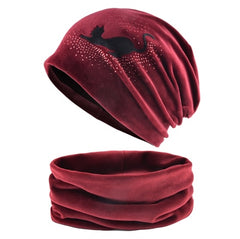 Winter Hat Scarf Sets women's Beanies Knitted wool Skullies - Cick2Shop