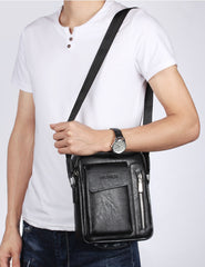 Leather Messenger & Sling Bags: Cick2Shop - Cick2Shop