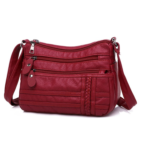 Leather Women's Cross-body Bags: Annmouler | Cick2Shop - Cick2Shop