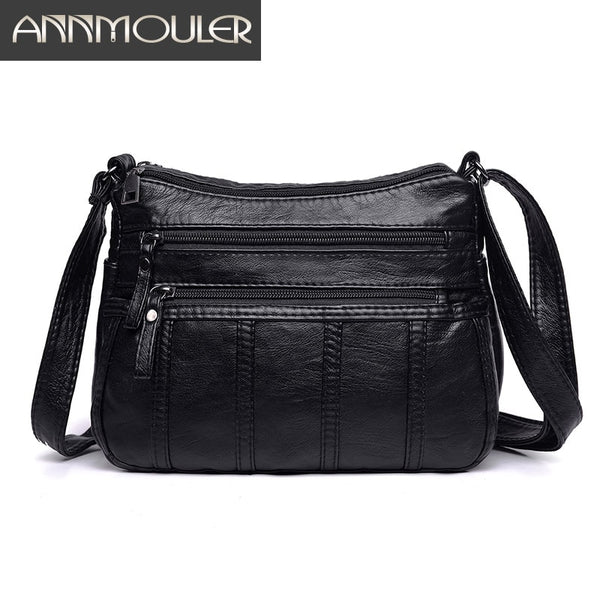 Leather Women's Cross-body Bags: Annmouler | Cick2Shop - Cick2Shop