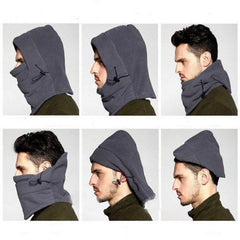 Thermal Fleece Balaclava Hat Hooded Neck Warmer Winter Sports Face Mask - Cick2Shop