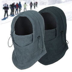 Thermal Fleece Balaclava Hat Hooded Neck Warmer Winter Sports Face Mask - Cick2Shop