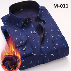 New Fashion Men's Winter Long Sleeve  Shirt - Cick2Shop