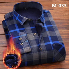 New Fashion Men's Winter Long Sleeve  Shirt - Cick2Shop