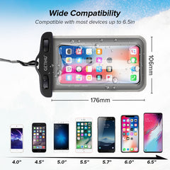 GETIHU Universal Waterproof Case For iPhone X XS MAX 8 7 6 s 5 Plus Cover Pouch Bag Cases For Phone Coque Water proof Phone Case - Cick2Shop