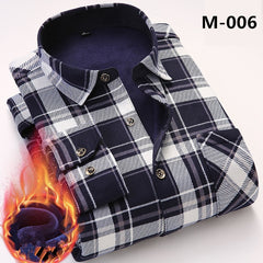 New Fashion Men's Winter Long Sleeve  Shirt - Cick2Shop