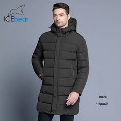 ICEbear 2019 Winter Jacket Men Hat Detachable Warm Coat Causal Parkas Cotton Padded Winter Jacket Men Clothing MWD18821D - Cick2Shop