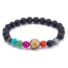 Natural Crystal Stone Beads Bracelet Universe Eight Plants Galaxy Solar System Bracelets for Men or Women Dropship - Cick2Shop