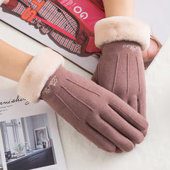 New Winter Female Lace Warm Cashmere - Cick2Shop