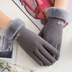 New Winter Female Lace Warm Cashmere - Cick2Shop