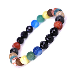 Natural Crystal Stone Beads Bracelet Universe Eight Plants Galaxy Solar System Bracelets for Men or Women Dropship - Cick2Shop