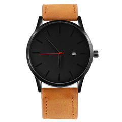 Men's Watches Fashion Leather Quartz Watch Men Casual Sports Male erkek kol saati Wristwatch Montre Hombre Relogio Masculino - Cick2Shop