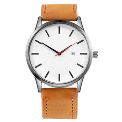 Men's Watches Fashion Leather Quartz Watch Men Casual Sports Male erkek kol saati Wristwatch Montre Hombre Relogio Masculino - Cick2Shop