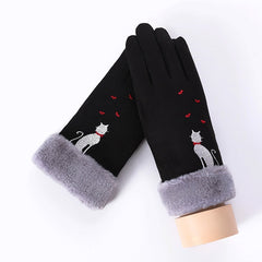 New Winter Female Lace Warm Cashmere - Cick2Shop