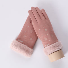 New Winter Female Lace Warm Cashmere - Cick2Shop