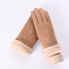 New Winter Female Lace Warm Cashmere - Cick2Shop