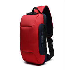 OZUKO 2019 New Multifunction Crossbody Bag for Men Anti-theft Shoulder Messenger Bags Male Waterproof Short Trip Chest Bag Pack - Cick2Shop