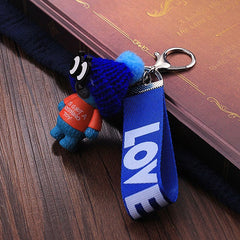 Vicney New Arrival Cute Teddy Bear Key Chain'THIS IS NOT A KOSCHINO TOY'Bear KeyChain Animal Pattern Key Holder For Girl Friend - Cick2Shop